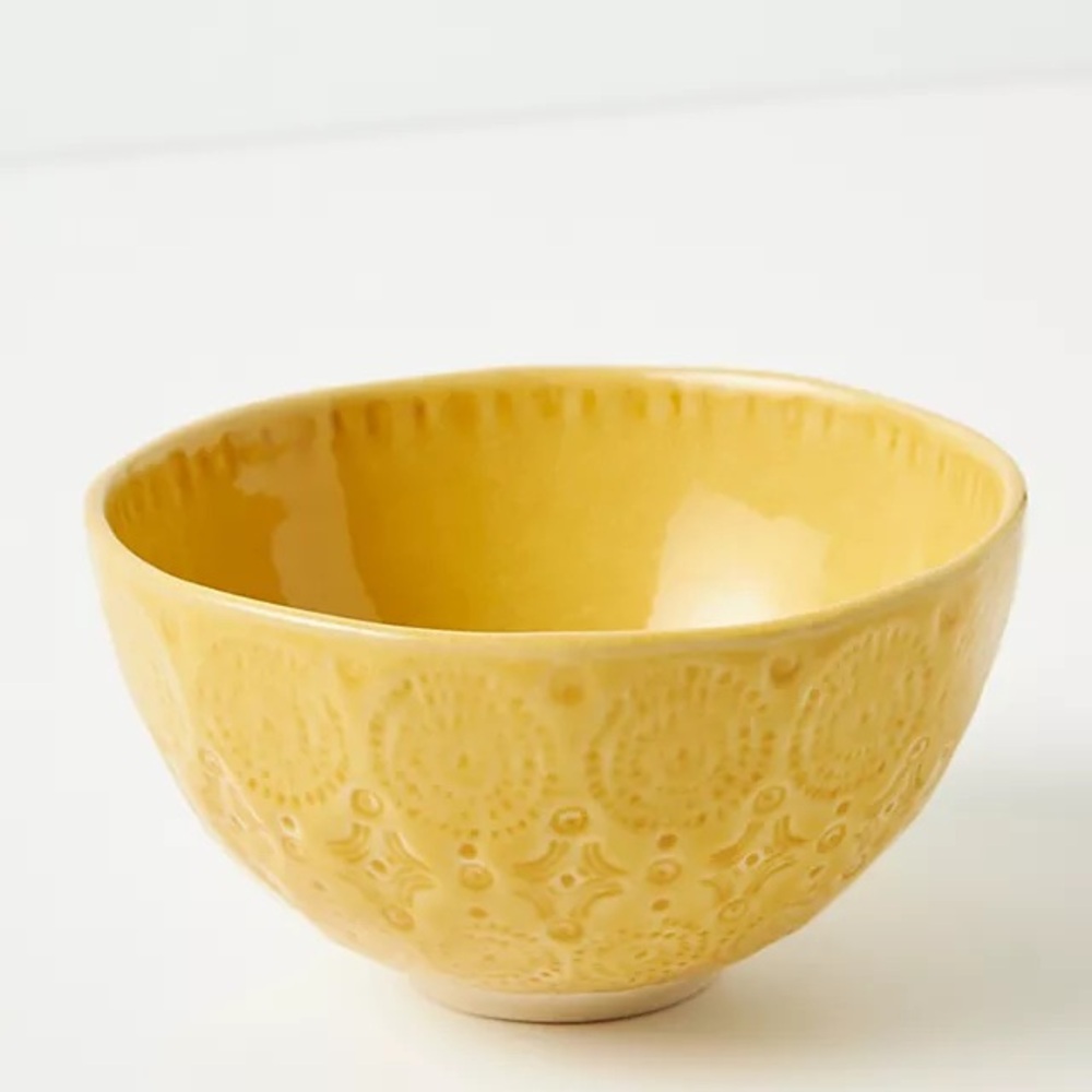 Anthropologie Old Havana small and large bowls- 8 total